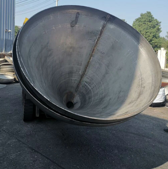 Hot Forging Pressure Vessel Boiler Part Conical Head Stainless Steel Tank Head Conical Dish Head