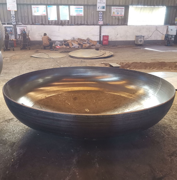 A516Gr70N DIN28011 2:1 ellipsoidal dish head for pressure vessel 