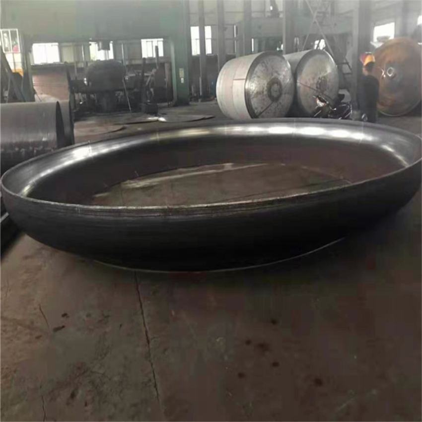 Torispherical head dish end cap for tank bottom